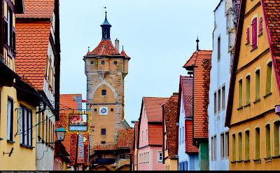 Rothenburg ob der Tauber is indeed a romantic town. Bavaria, Germany. Flickr:Moyan Brenn