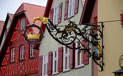 Zunftschild Altstadt in Dinkelsbühl, Bavaria, Germany. Flickr:Kim Bareimer