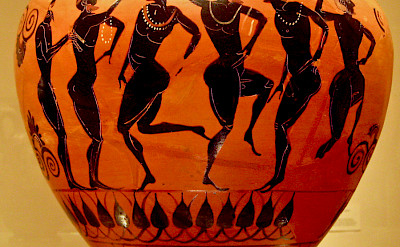 Greek pottery for sale. Flickr:Sharon Mollerus