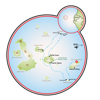 Galapagos Bike and Boat Map