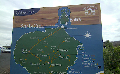 Map of Santa Cruz, Galapagos. Flickr:Danielle Golon