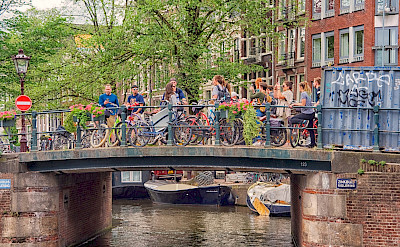 Bike rest in Amsterdam, North Holland, the Netherlands. Flickr:Diannlroy