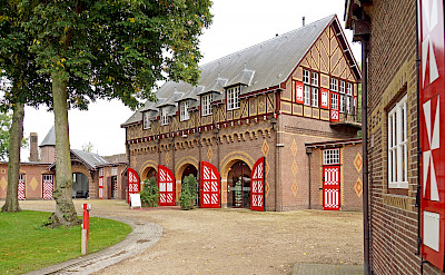 Stables at the Castle de Haar in province Utrecht, the Netherlands. Flickr:Dennis Jarvis