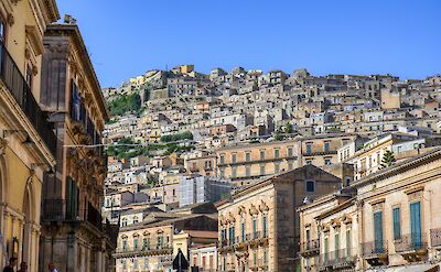 View across the Baroque hillside town of Modica. unsplash:AntonioSessa