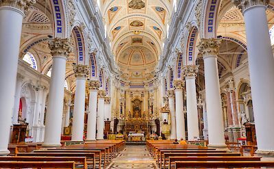 The ornate interior of the Duomo di San Giorgio, Modica. unsplash:AntonioSessa
