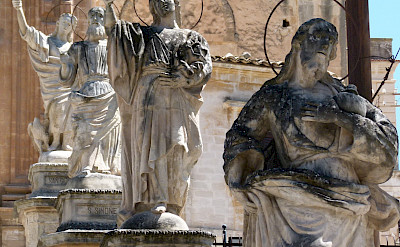 Statues at San Pietro Church in Modica, Sicily, Italy. Photo via TO