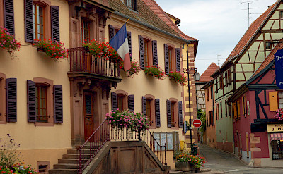 Typical architecture in Alsace, France. Flickr:ilovebutter