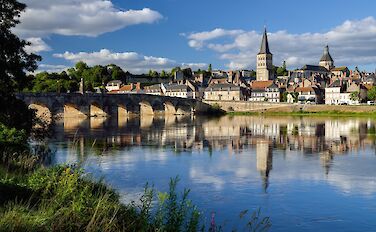 Vale do Loire de Bicicleta & barco