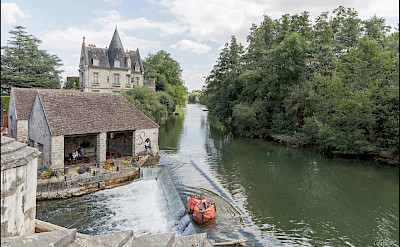 Biking through Moret-sur-Loing, France. Flickr:GKSens-Yonne