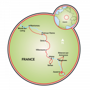 Northern Burgundy Map