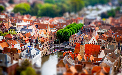 Overlooking Bruges in Belgium. Flickr:Andres Nieto Porras