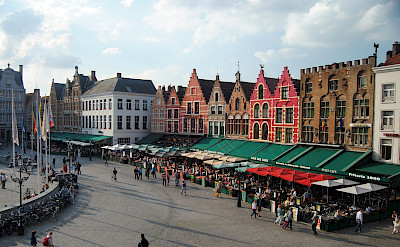 The <i>Markt</i> in Bruges, part of the Flemish region of Belgium. Flickr:Anarey
