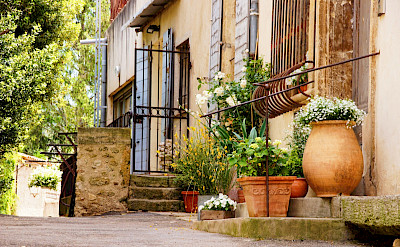 Biking Burgundy to Provence through quaint villages in France. Photo via TO