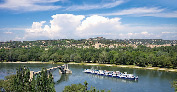The Provence Boat near Avignon