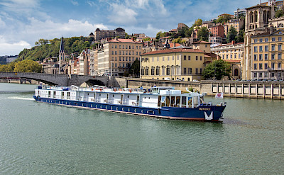 The Provence in the water near Lyon for Bike & Boat Tours in France