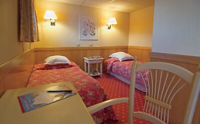 Upper deck cabin suite | MS Provence | Bike & Boat Tour