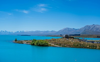 Blue waters of Lake Tekapo, New Zealand. Unsplash@JinHui Chen