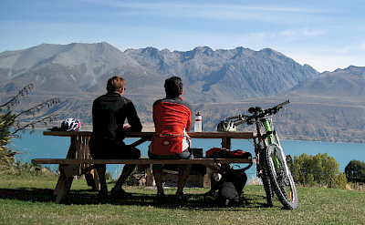 Bike rest in Braemar Station, New Zealand. Flickr:Mountain Bike Mt Cook