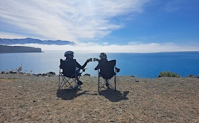 Coffee stop overlooking the ocean, New Zealand. CC:TO