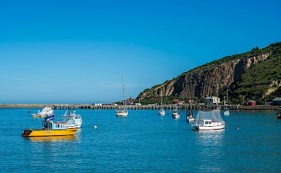 Fishing boats in Oamaru, New Zealand. Unsplash@JinHui Chen