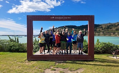 Inside the Alps2Ocean Cycle Trail frame, New Zealand. CC:TO