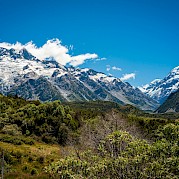 New Zealand Alps to the Ocean - Mt. Cook mountain range, New Zealand. Unsplash@Sung Jin Cho