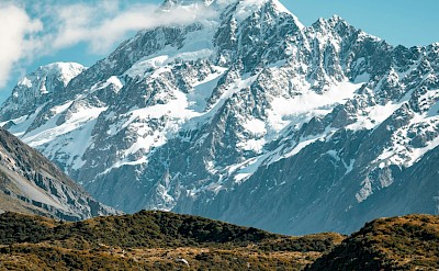 Snow-capped Mt. Cook, New Zealand. Unsplash@Sebastien Goldberg