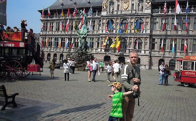 Sightseeing at the <i>Stadhuis</i> in Antwerp, Flanders, Belgium. Flickr:Stephen Whiffin