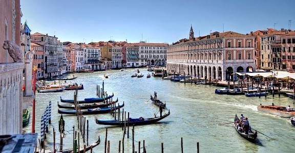Grand Canal, Venice, Veneto, Italy. Flickr:gnuckx 45.434856, 12.327477