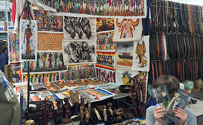 Great African art for sale at Greenmarket Square in Cape Town, South Africa. Photo:Gea