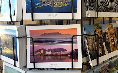 Postcards for sale in Cape Town, South Africa. Photo:Gea