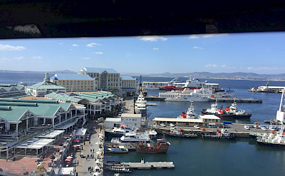 View from the ferris wheel on the Victoria & Albert Waterfront in Cape Town, South Africa. Photo:Gea