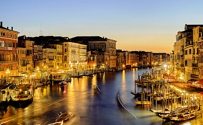 The famous Grand Canal in Venice, Veneto, Italy. Flickr:Pedro Szekely