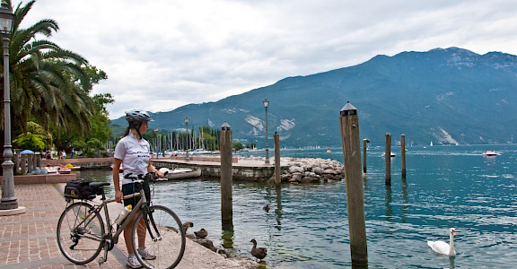 Overlooking Lake Garda in Italy. Photo via TO