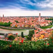 Lake Garda & the Veneto - Views over Verona. unsplash:Isaac Maffeis