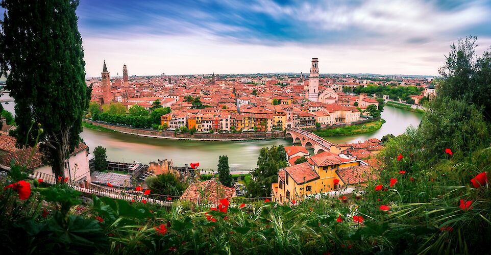 Views over Verona. unsplash:Isaac Maffeis