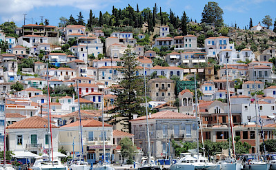 Harbor town en route this Peloponnese and Saronic Islands Bike Tour! Photo via TO