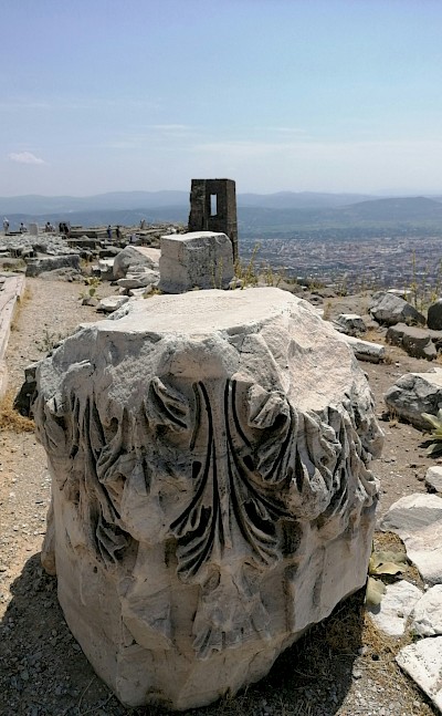 Ancient stone in Mycenae, Greece. Unsplash@qd_1905