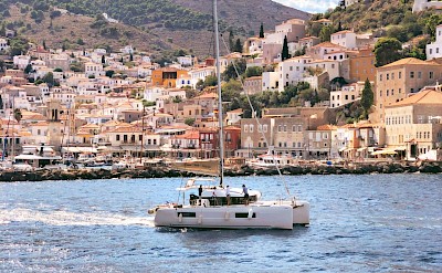 Boat sailing around Hydra, Greece. Unsplash@Despina Galani