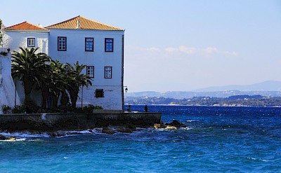 Buildings by the sea, Spetses, Greece. Unsplash@Eleni Afiontzi