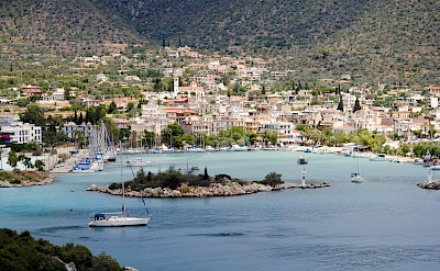 Beautiful harbors to be seen on this Greek tour!