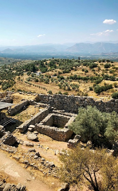 Mycenae from above, Greece. Unsplash@Victor Malyushev
