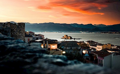 Sunset in Nafplio, Greece. Unsplash@Anastasios Tselepatiotis