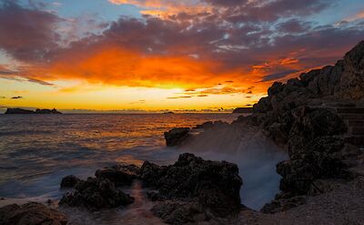 Sunset over the Adriatic Sea in Croatia. Flickr:Miguel Mendez