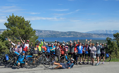 Cycling party enjoying the Dalmatia Tour between Dubrovnik and Split in Croatia. Photo via TO