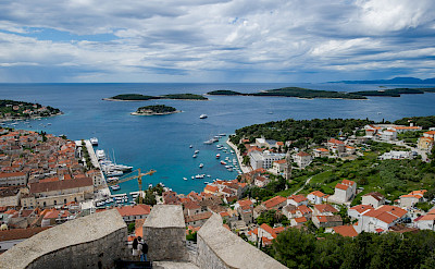 Great fortress sits on Hvar Island on the Dalmatian Coast in Croatia. Photo via TO