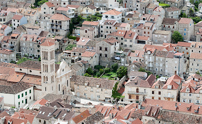 Fortified town of Korcula on Korčula Island, Adriatic Sea, Croatia. Photo via TO