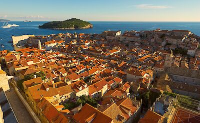 Characteristic red roofs of Dubrovnik, Croatia. Flickr:Miguel Mendez
