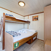Bunk beds on on Pape Privi Ship - Dalmatia Croatia Bike & Boat Tours