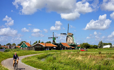 Biking in North Holland, the Netherlands. Photo via Flickr:Francesca Cappa